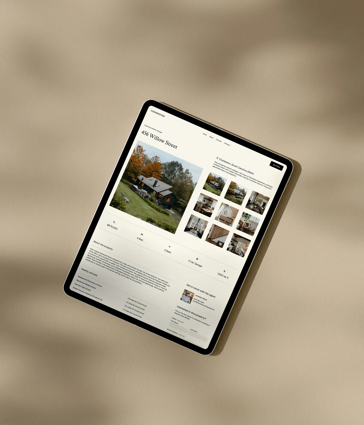Squarespace Real Estate Website Template